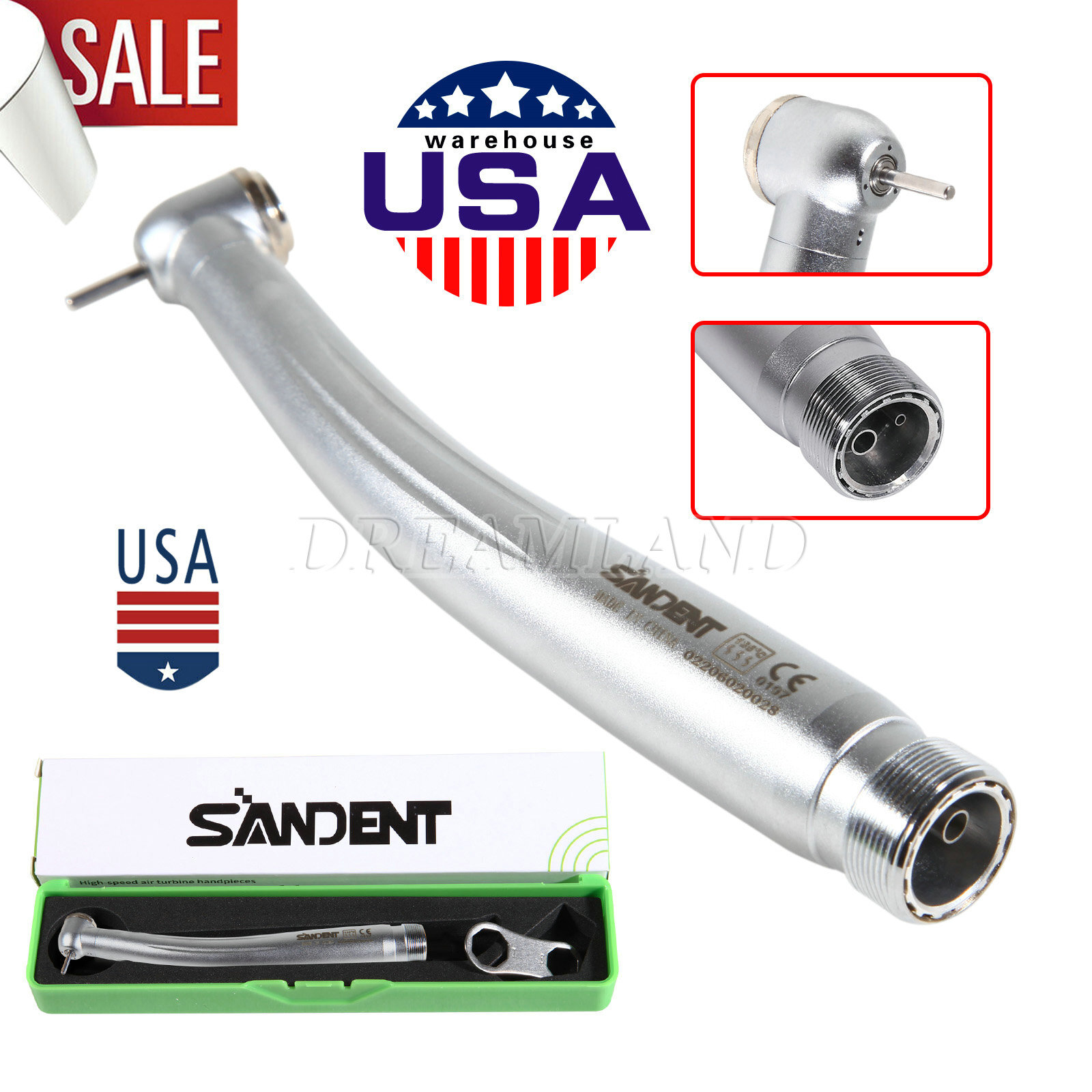 10x Turbina NSK PANA MAX Style Dental High Speed Handpiece Push 2 Hole Borden