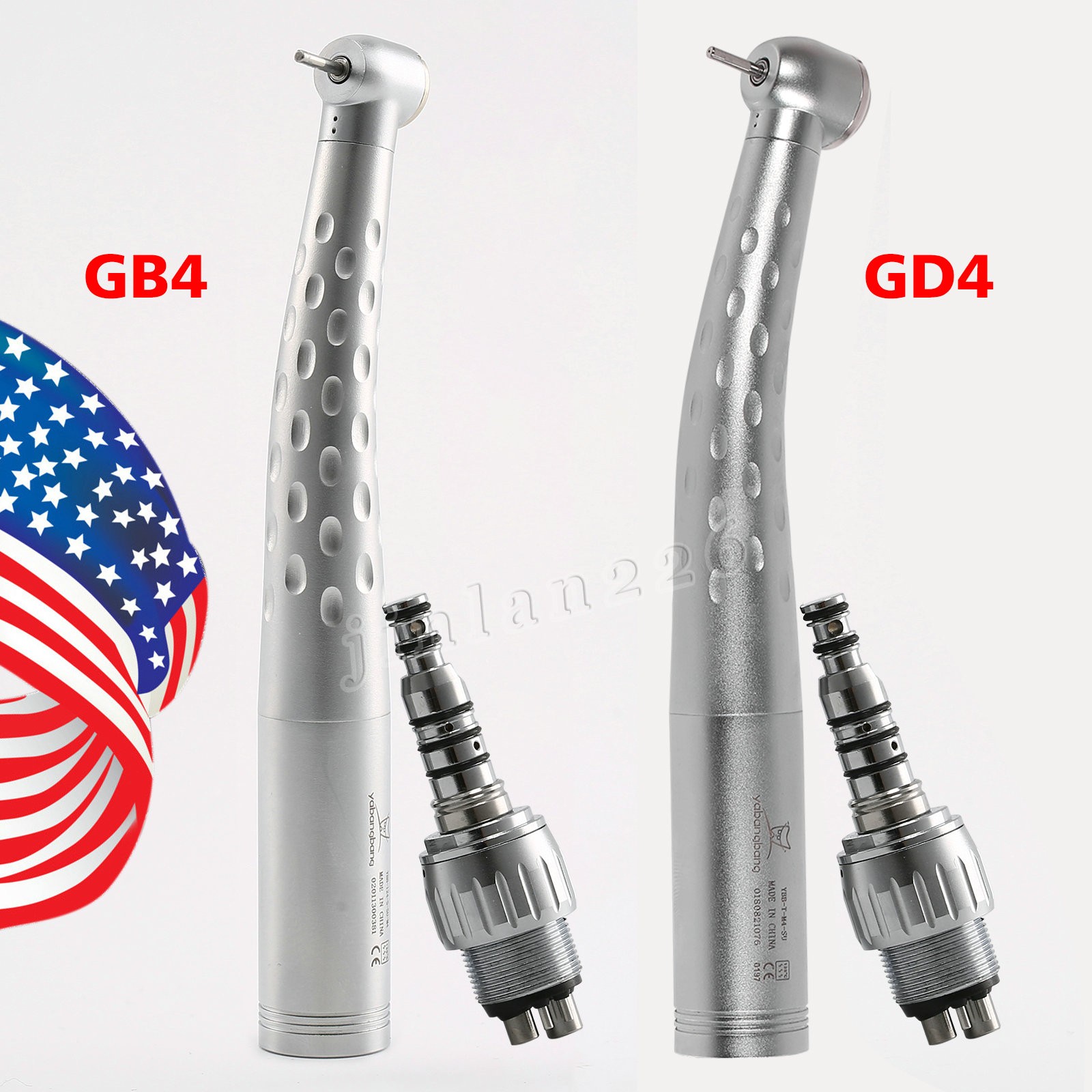 KaVo Style Dental High Speed Handpiece with 4 Hole Quick Coupler Coupling Swivel