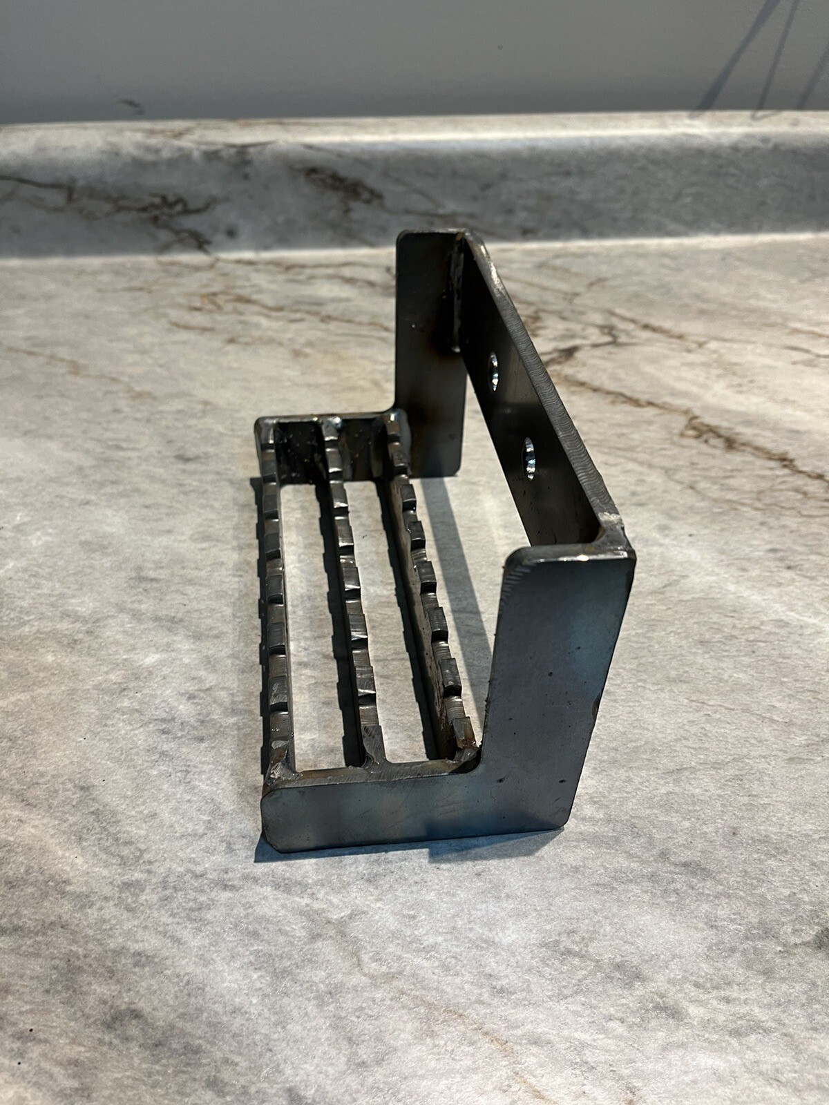 RWM Universal Brand New Bolt-On 8″drop step Raw Steel Step 1/4″ Thick
