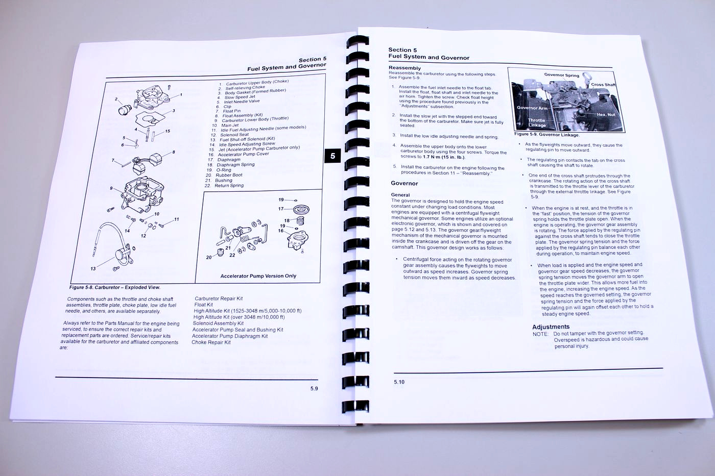 Kohler Command Pro 27 Ch18-745 Horizontal Engine Service Repair Manual Book