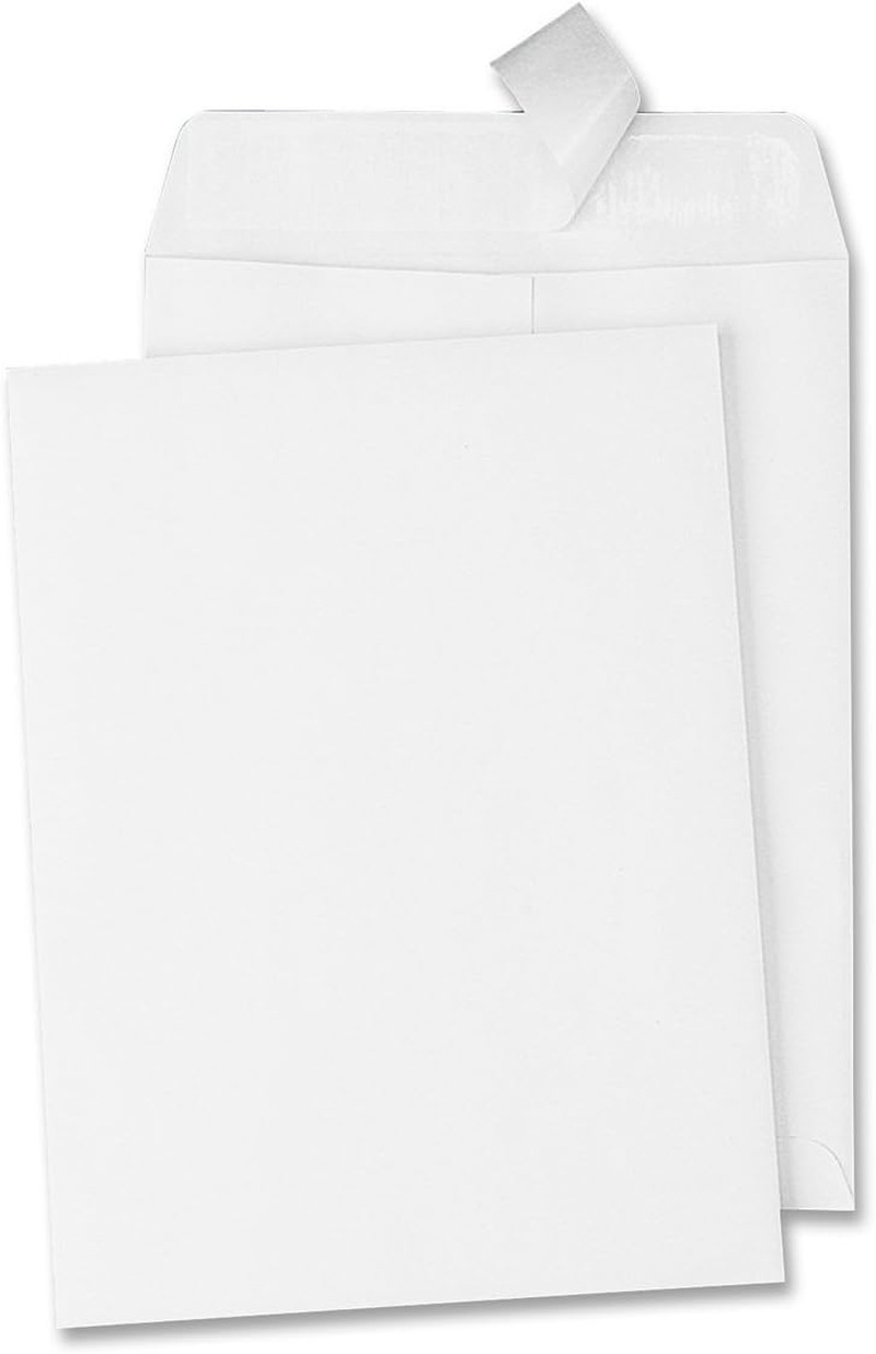 Prinko 6″x9″ Mailing White Kraft Catalog Envelope, Self-Seal, 100/CT