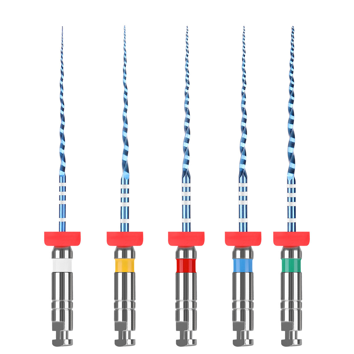 Limas Niti V Blue para Endodoncia – Rotatorias para Motor, 21mm / 25mm
