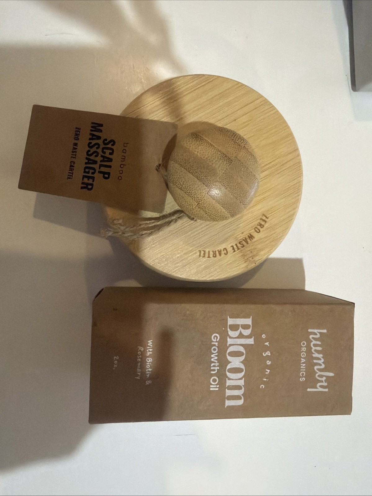 humby organic bloom growth oil & scalp massager Bundle