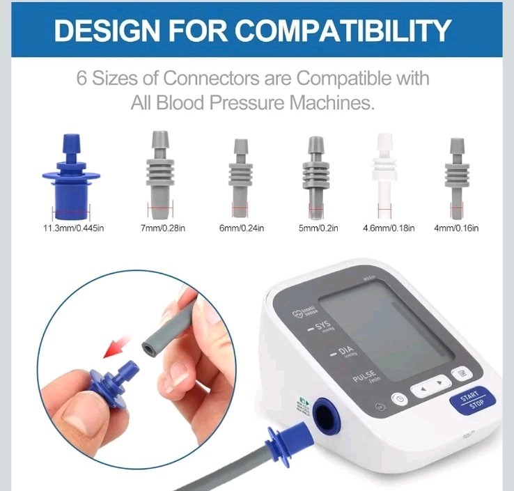 Extra Small Blood Pressure Cuff 5.9”-9.5”, Only for Slim or Tiny Small, Gray New