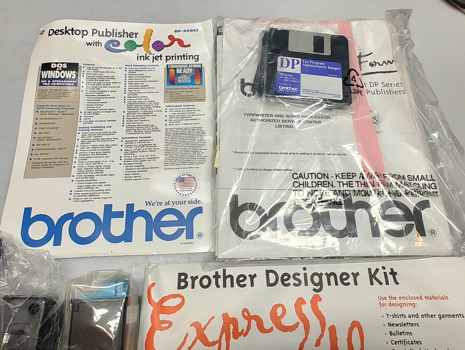 BNIB MINT BROTHER DP-530CJ Desktop Publisher NEVER USED, FULL SET