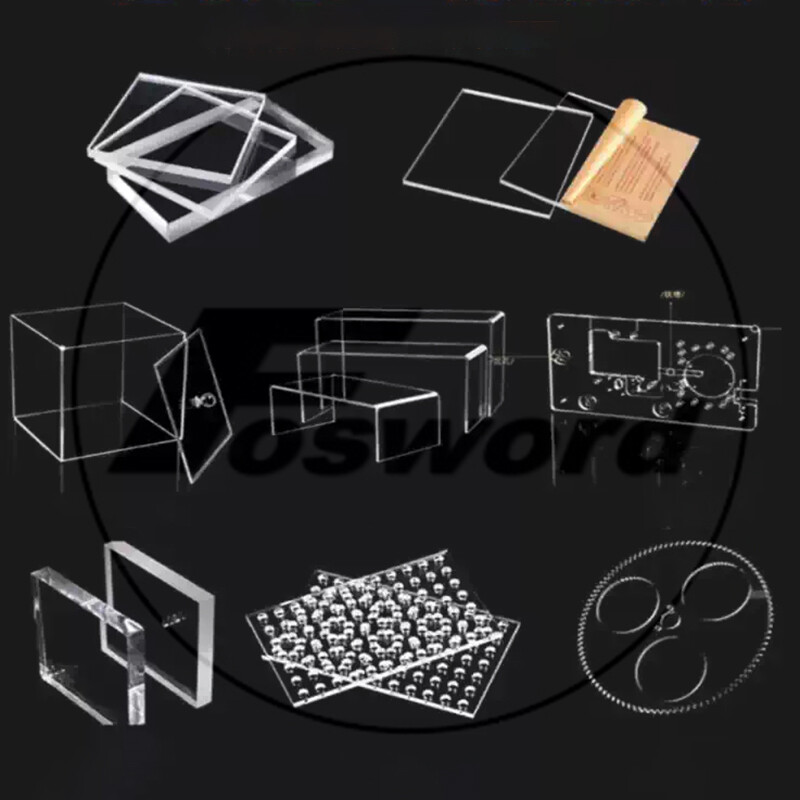 Clear Acrylics Sheets Cut To Size Hard Plastic Plate 100 -300mm Thick 1mm -20mm