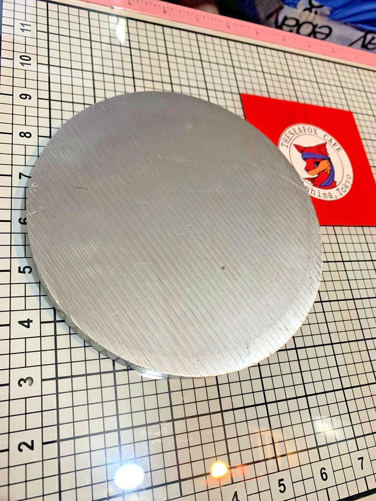 Aluminum Disk plate rod, 6.50″ dia X 1/2″ (0.500), Machining Plate- Mini Lathe