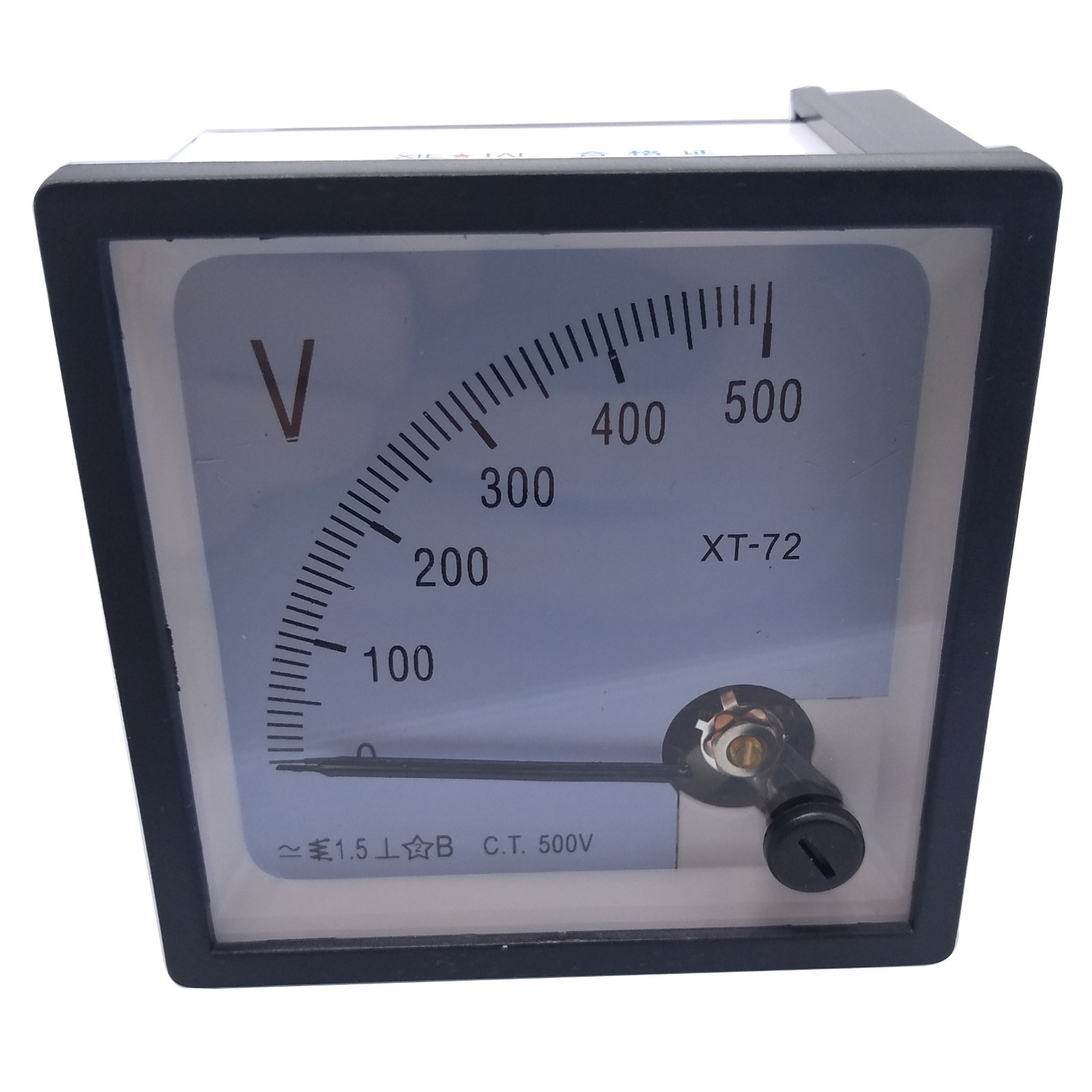 US Stock AC 0~500V Square Analog Volt Pointer Needle Panel Meter Voltmeter XT-72