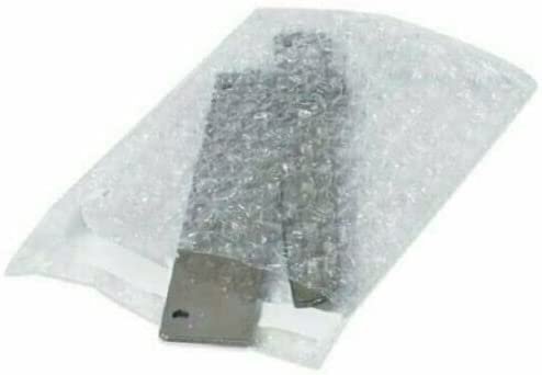 100 – 4×7.5 Bubble Out Pouches Bags Wrap Cushioning Self Seal Clear 4″ x 7.5″