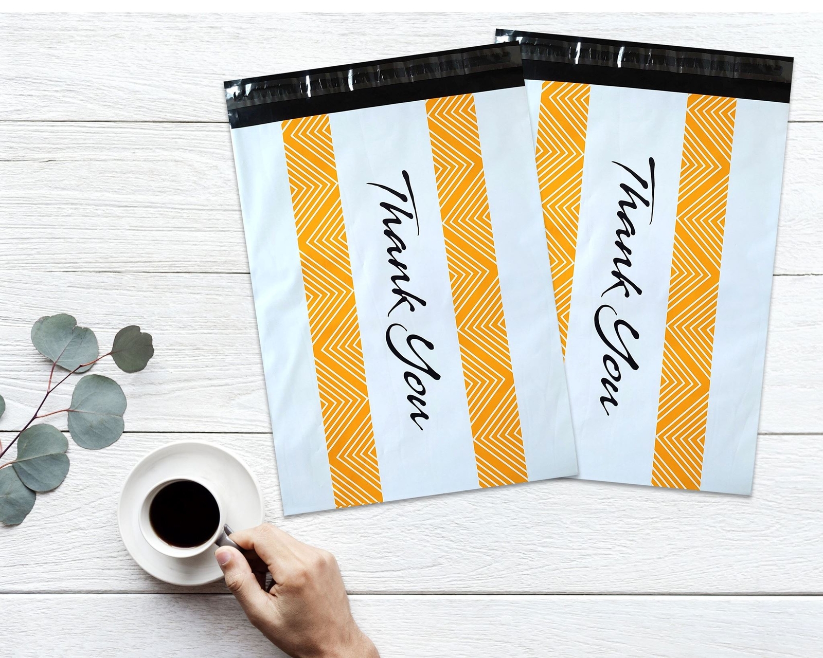 10 Designs! Ultimate Thank you Poly Mailers Collection, 10×13″ Combo, Self Seal