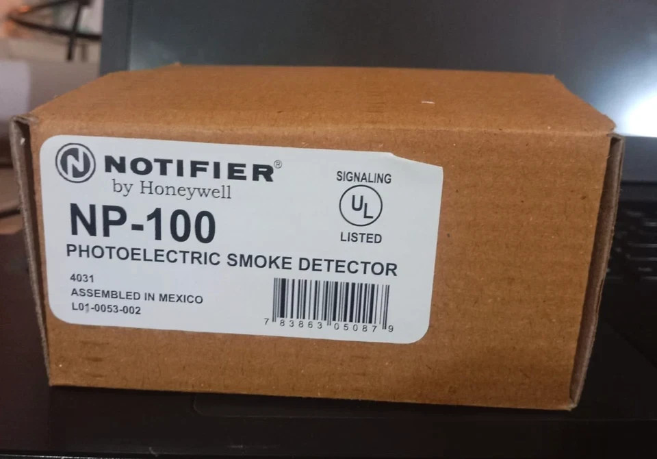 Notifier NP-100 Photoelectric Smoke Detector NP 100 Only Head Fast Shipping