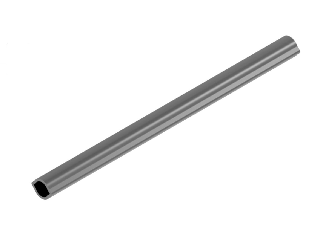 Weasler 39-3/8″ x 48 MM x 3.8 MM Wall Lemon Shaped Outer Profile Tubing 604-7548
