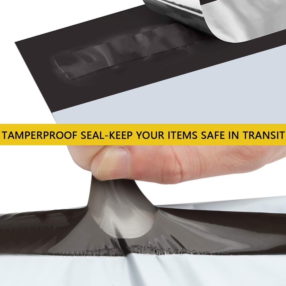 “50 COUNT” LARGE POLY MAILERS 19″x24″ White, SELF SEALING SHIPPING BAGS, 2.5 MIL