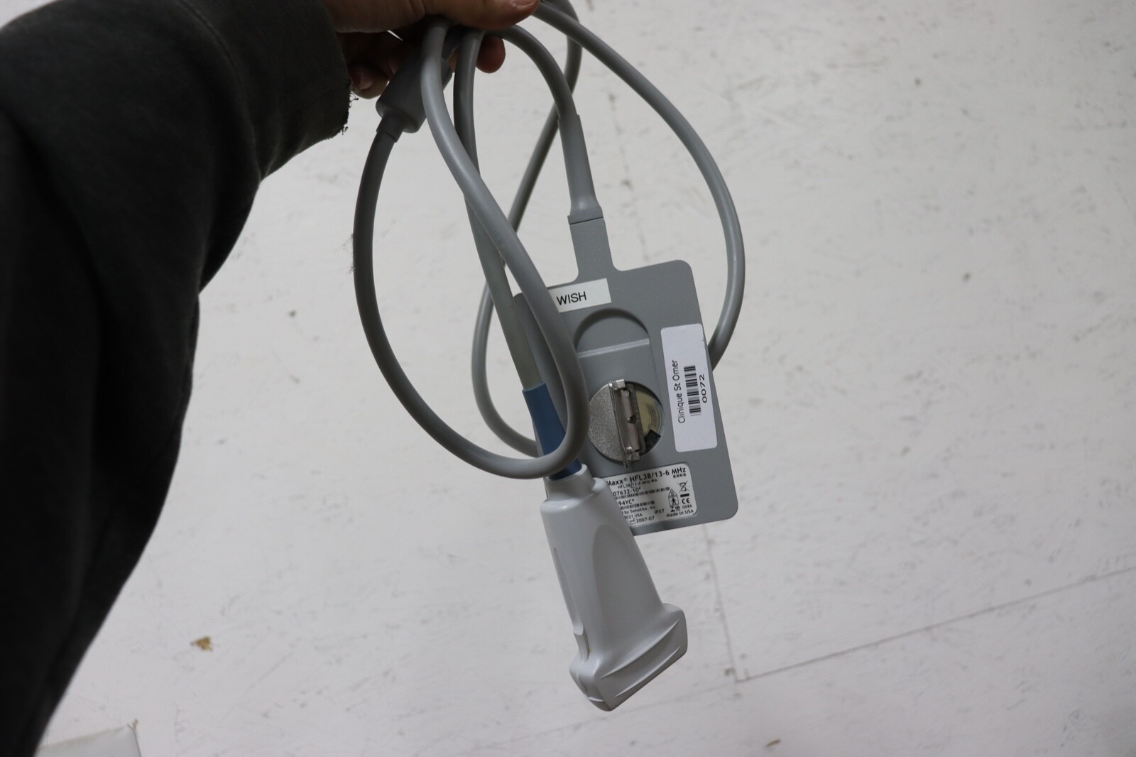 Sonosite HFL38/13-6 mhz Linear Transducer for micromaxx System probe