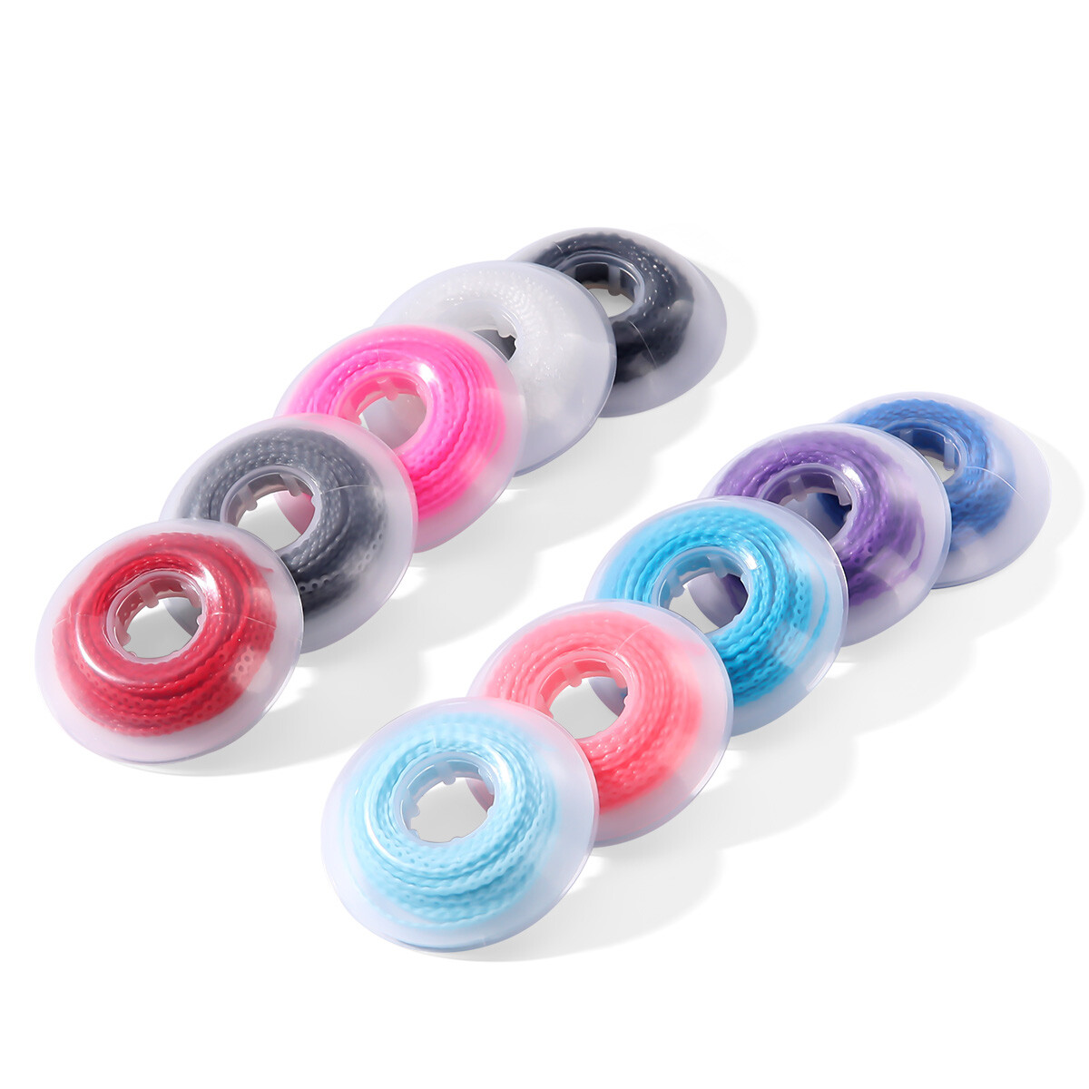 AZDENT Dental Orthodontic Colored Elastic Power Chain Long Short Continuous