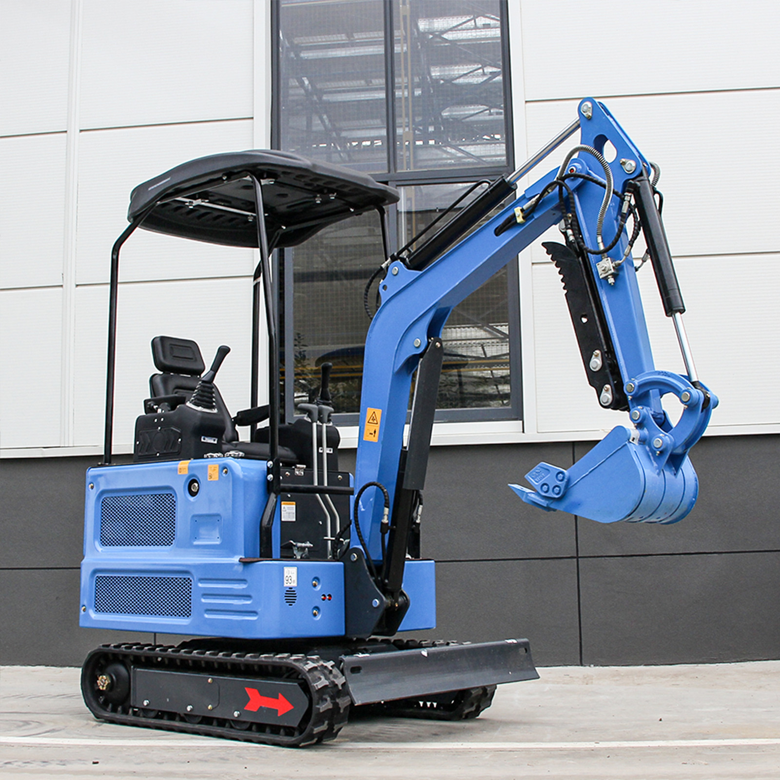 1.8 Ton Mini Excavator 4000lbs KUBOTA Twin Cylinder Diesel Engine Crawler Digger