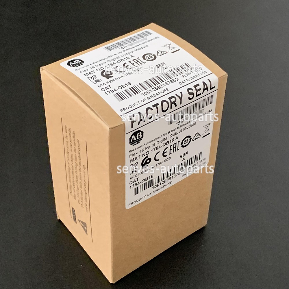 AB 1794-OB16 FLEX 16-Point Digital Output Module New Factory Sealed 1794OB16 US