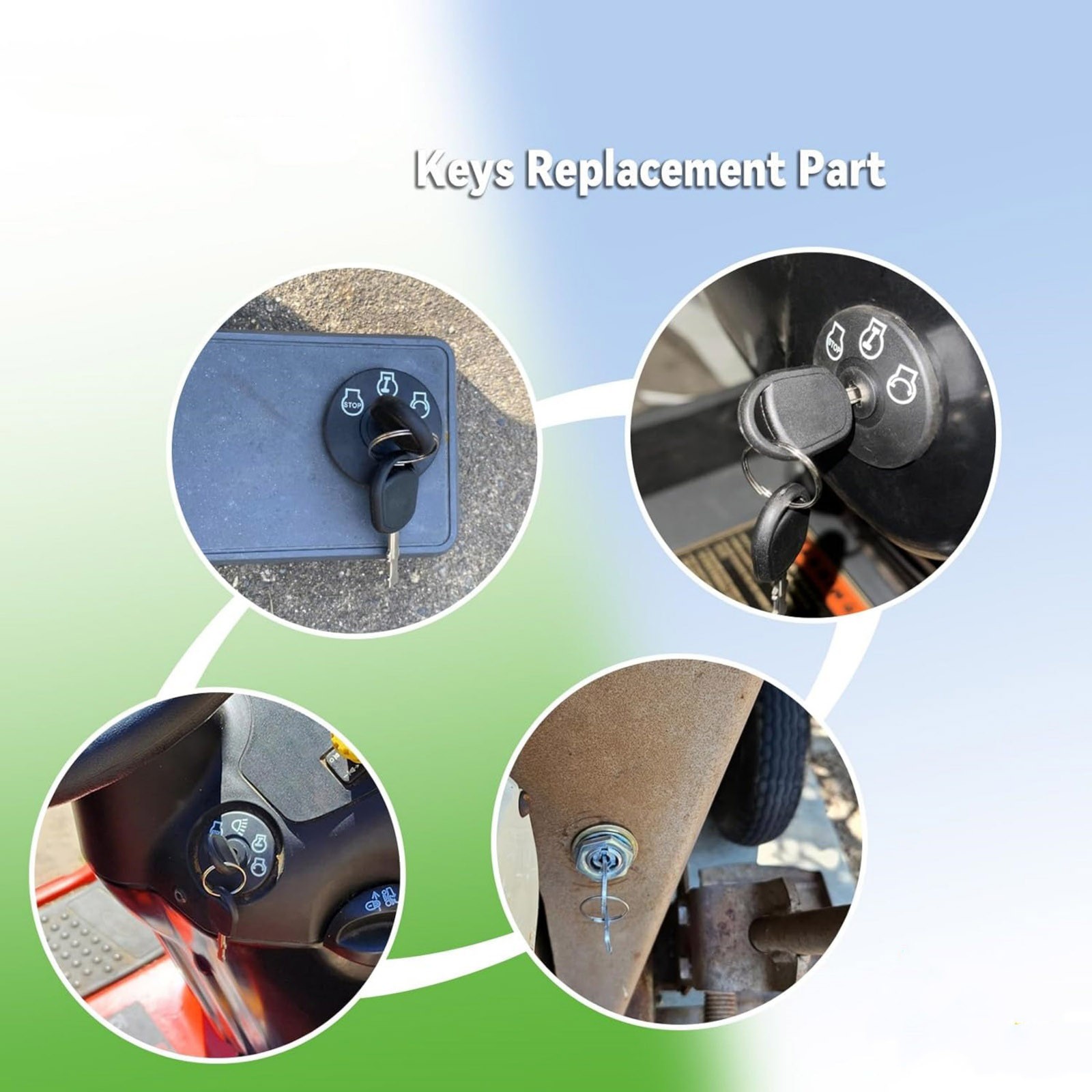 5 Pack 14603 Ignition Key For Linde Forklifts T Series T20-T40 H Series H40-H80
