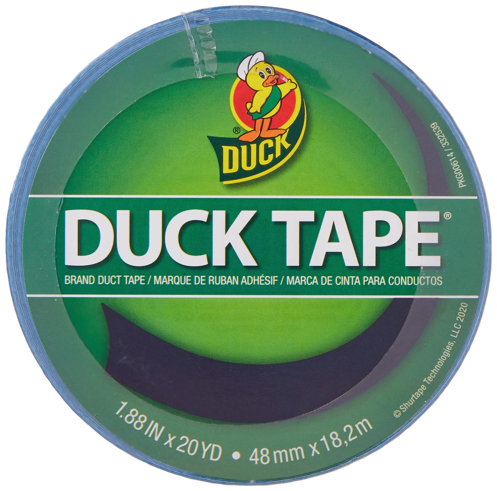 Duck Brand 1304959 Color Duct Tape, Single Roll, Blue