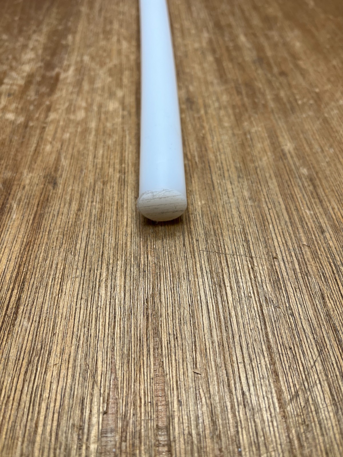 3/4″ X 12″ White UHMW-PE Polyethylene Plastic Round Rod Stock .750″ USA