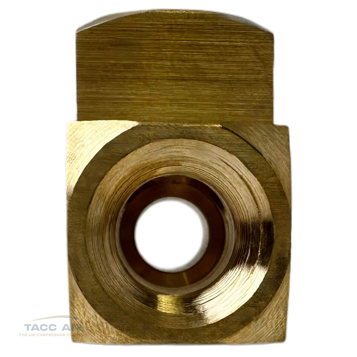 2 Pack 1/4″ NPT Solid Brass Branch Tee Fitting 3 Way W/ 2 Female & 1 Male Thread