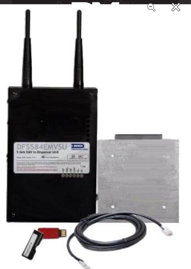 MODULE. WIRELESS IN-DISPENSER UNIT W/ BRACKETS.