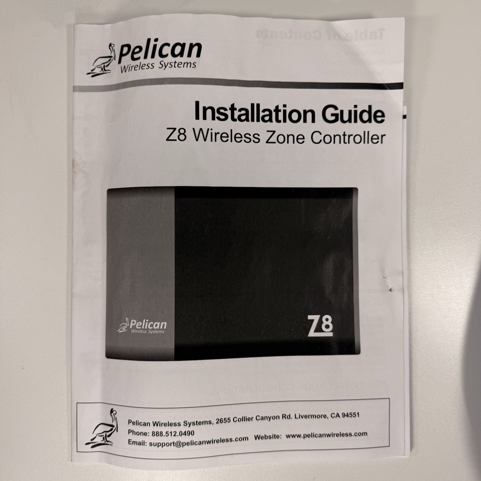 Pelican Wireless Z8-8213 Zone Controller 24VAC New Open Box w Installation Guide