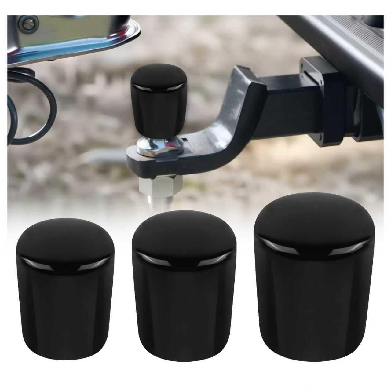 3PCS Trailer Hitch Ball Cover Kit,1-7/8″,2″,2-5/16″ 2.75×2.31×2.31 inch,