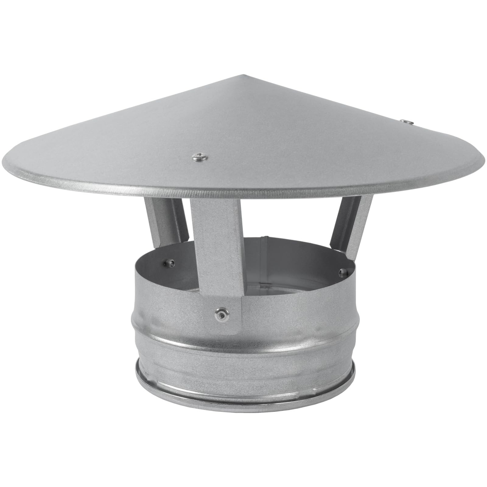 Repa Market 5 Inch Roof Vent Cap – Galvanized Steel 5″ Inch,