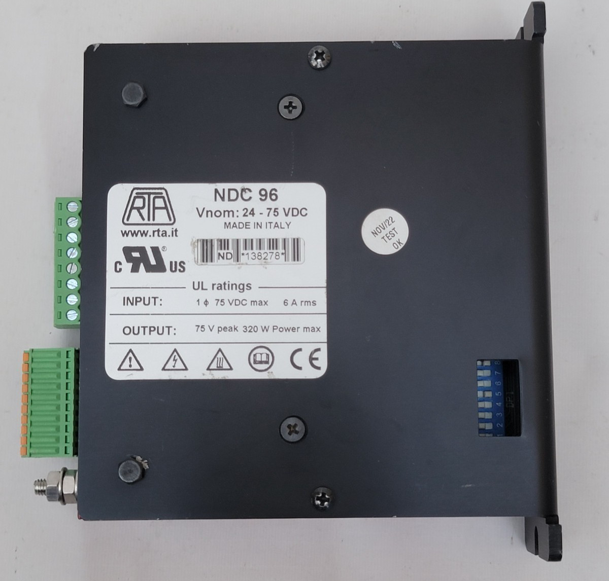RTA PAVIA 24-75V DC NDC 96 stepper drive