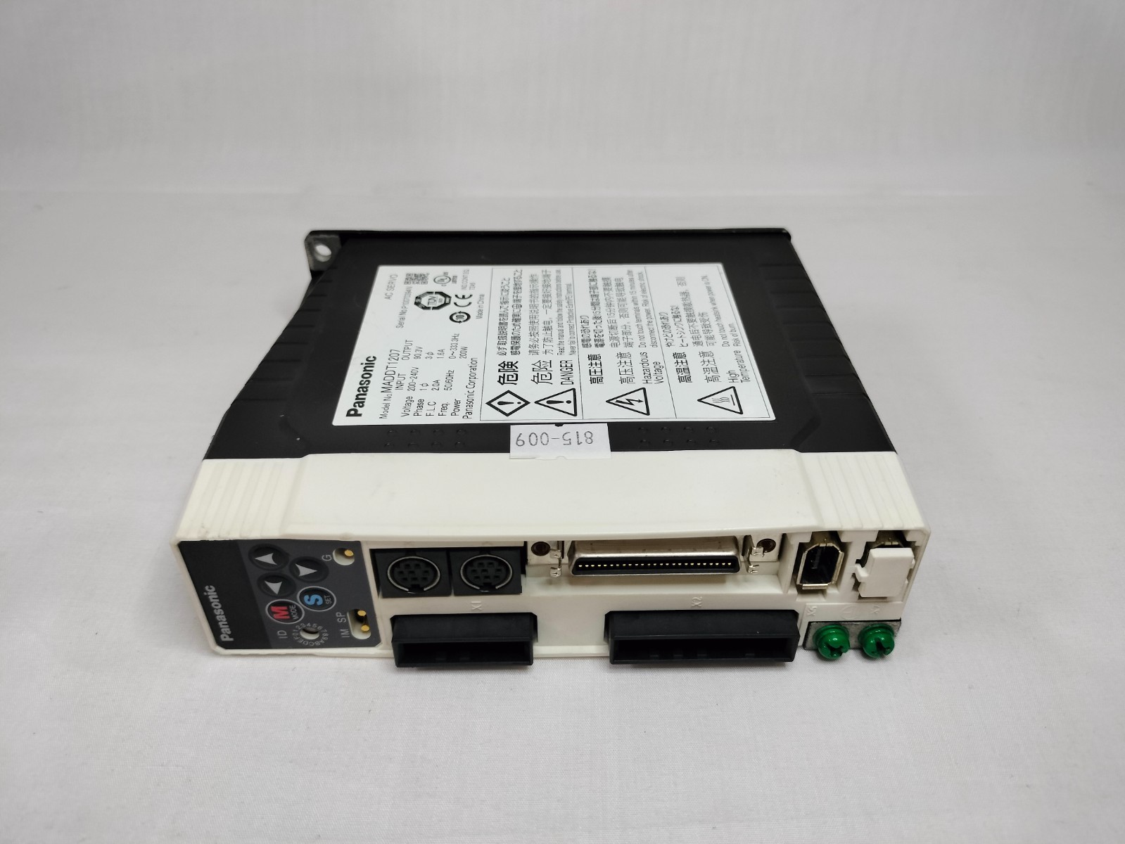 Panasonic MADDT1207 AC Servo Drive Controller 100W 200-240V Made in China