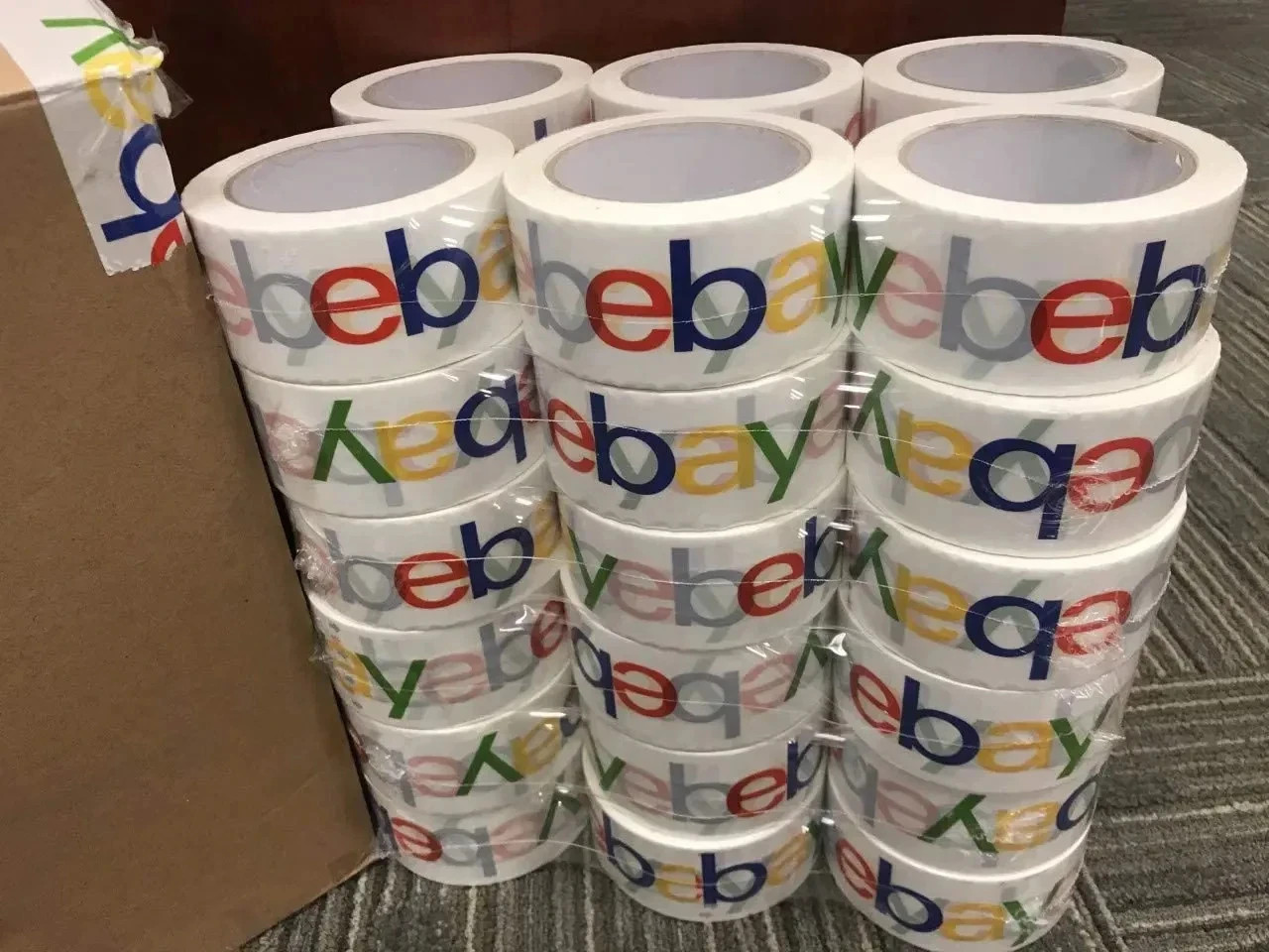 EBAY 2″ x 75 yds Official eBay Branded Packaging Packing Package Carton Tape