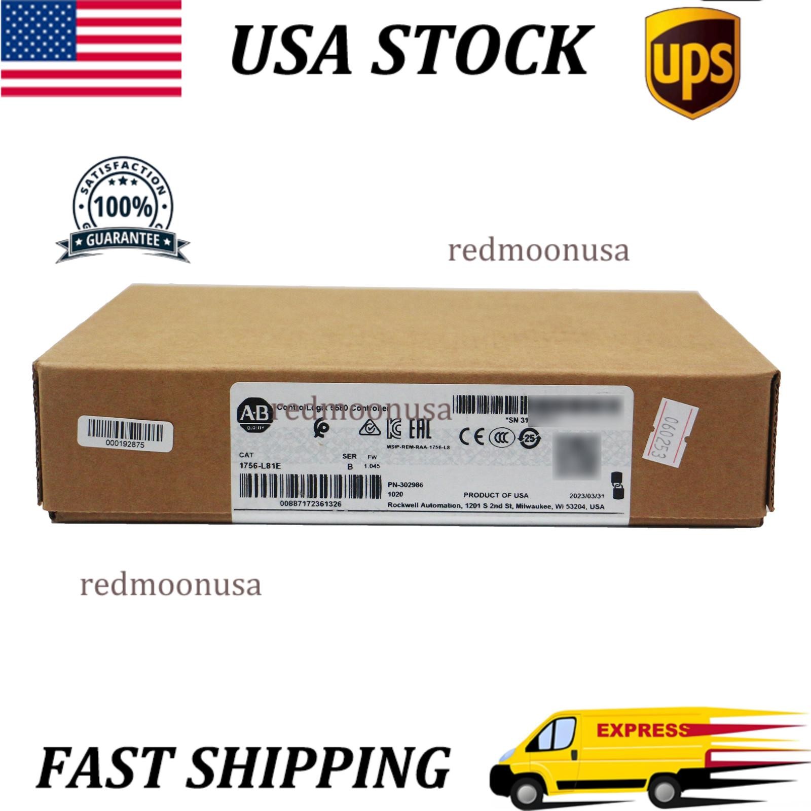 Allen-Bradley 1756-L81E AB SER B ControlLogix 5580 Controller NEW Factory Sealed