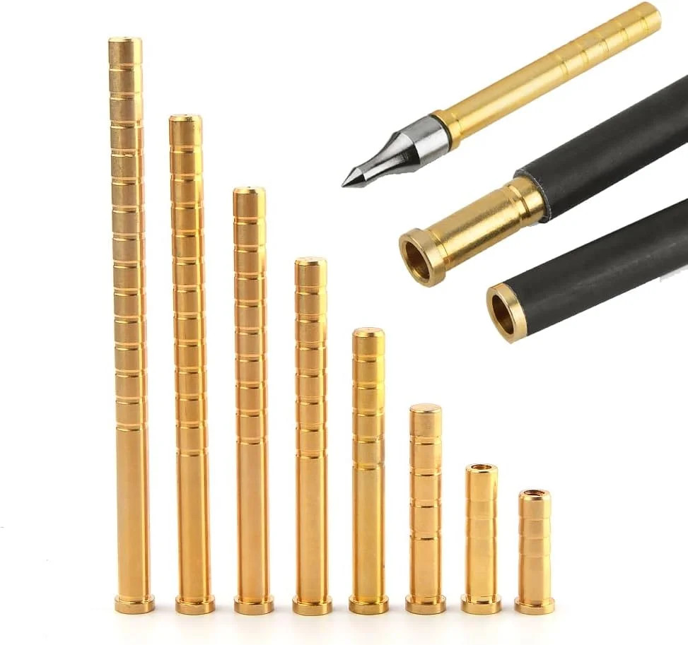 SHARROW 12pcs Arrow Inserts Copper Insert Weight 38/50/100/150/200/250/300/350 G