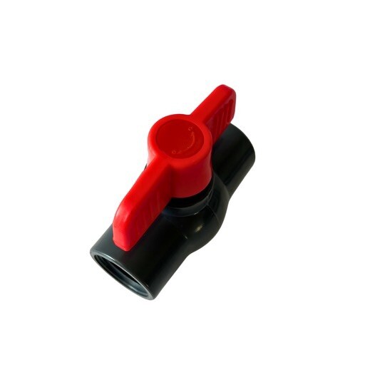 5 Pack 3/4” PVC Ball Valves, T-handle Water Shut-Off Ball Valve Threaded (NPT)