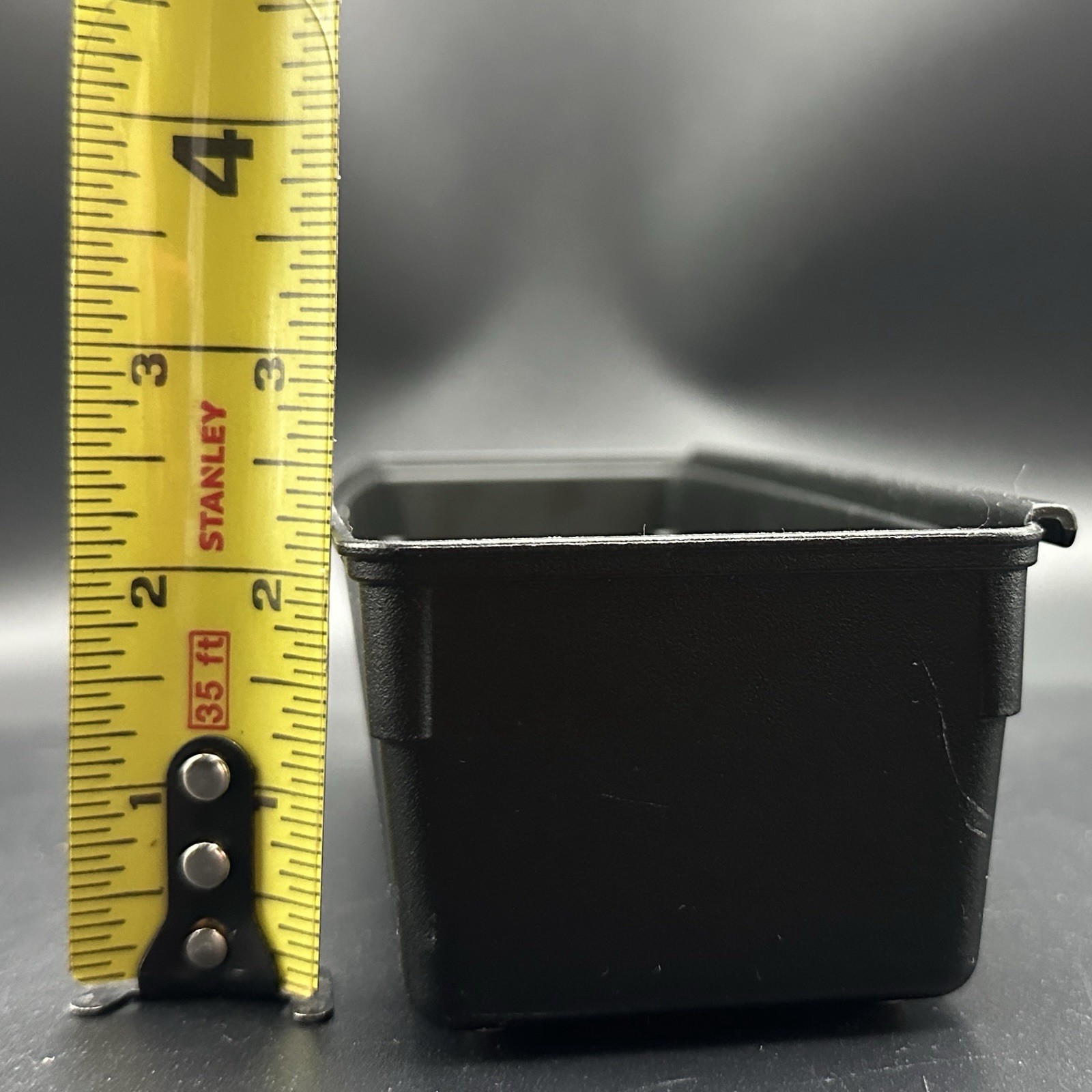 Vintage Rubbermaid Patent Pending Desk Organizer Tray Malaysia Matter Black 9,5”