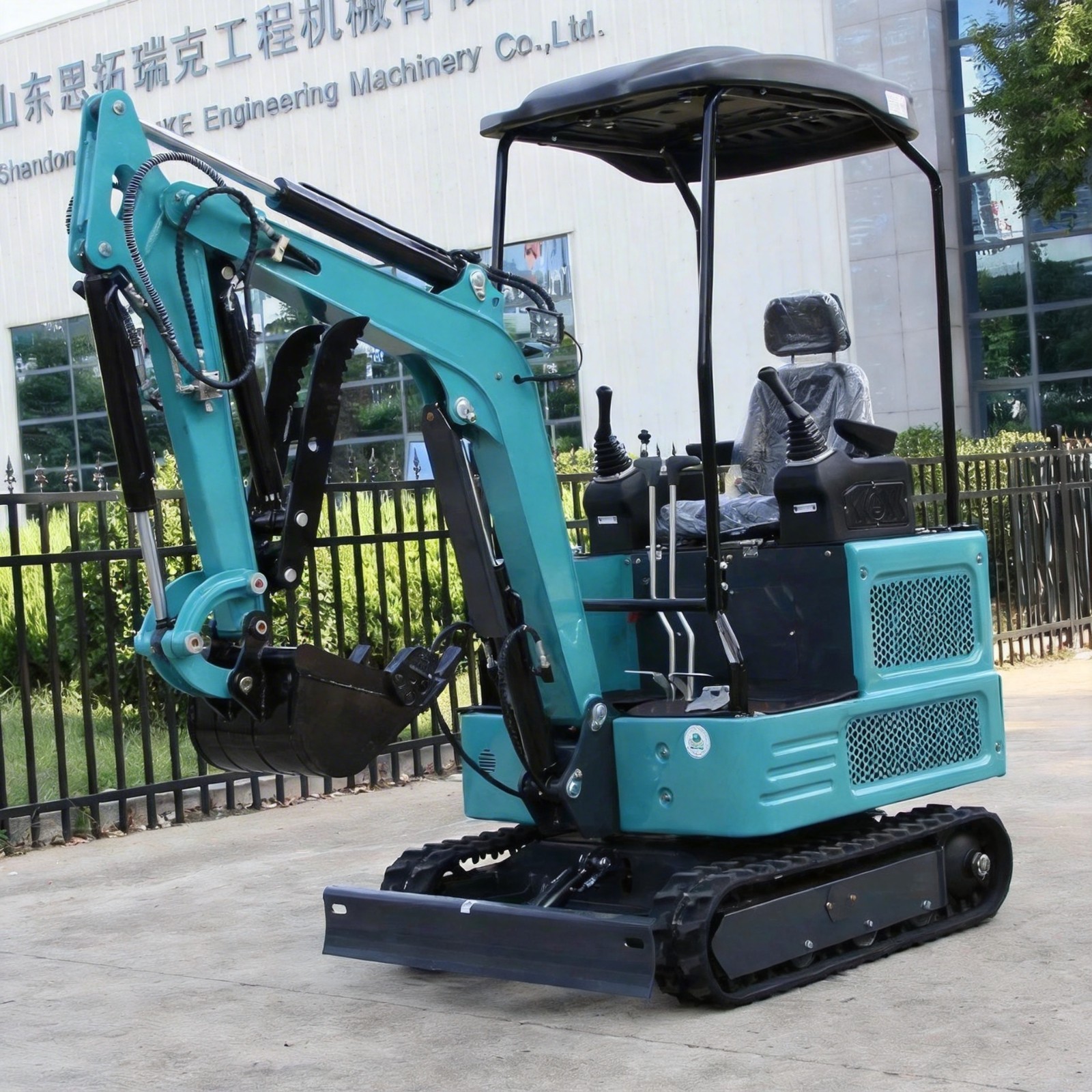 Mini Excavator 1.8 Ton Digger 4000Ibs Diesel EPA Crawler KUBOTA Engine USA Stock