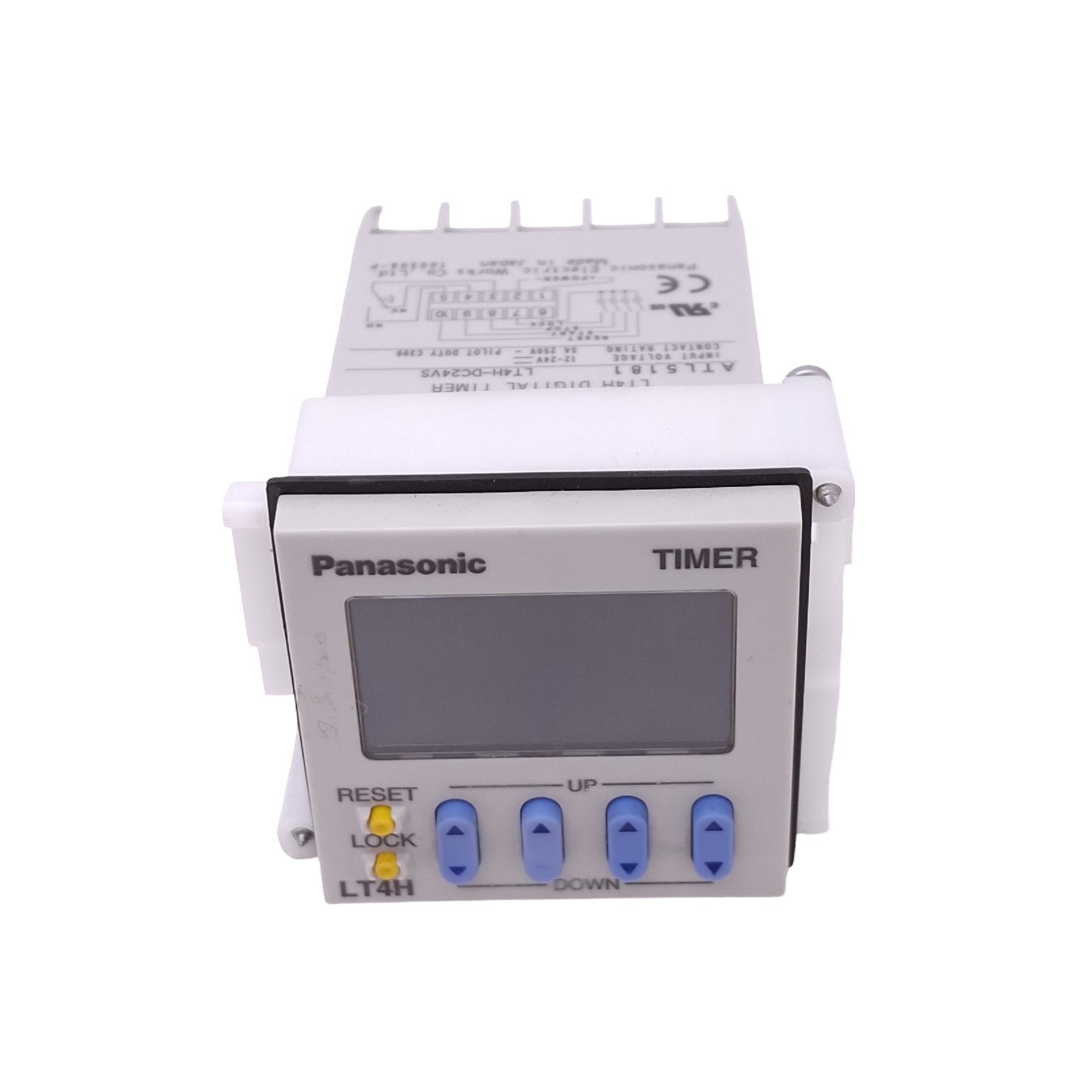 Panasonic LT4H-DC24VS Digital Timer Delay Relay, SPDT, 0.001s-999.9h, 24VDC Coil