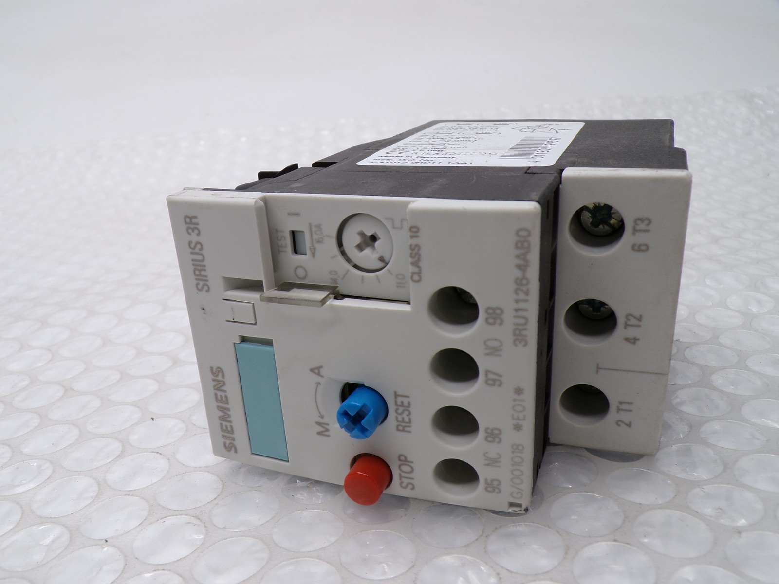 SIEMENS 3RU1126-4AB0 RELAY 11.0-16.0AMP NSNP