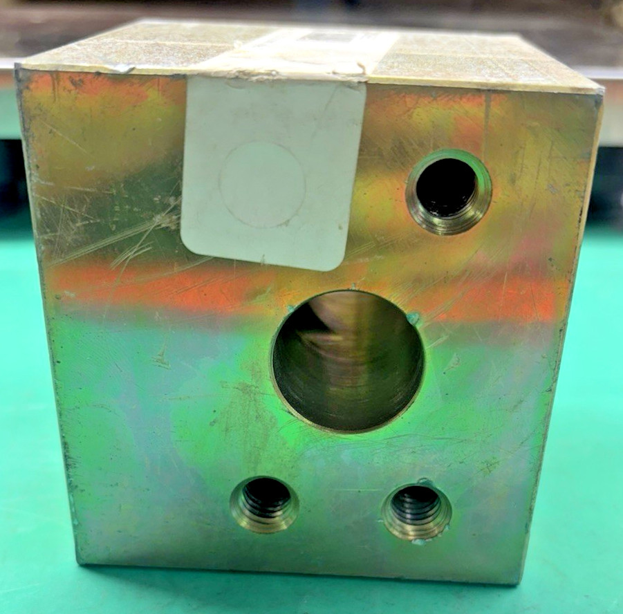 NEW 308962 HYDRAULIC MANIFOLD PORT TEE-BLOCK◼️FREE SHIPPING◼️