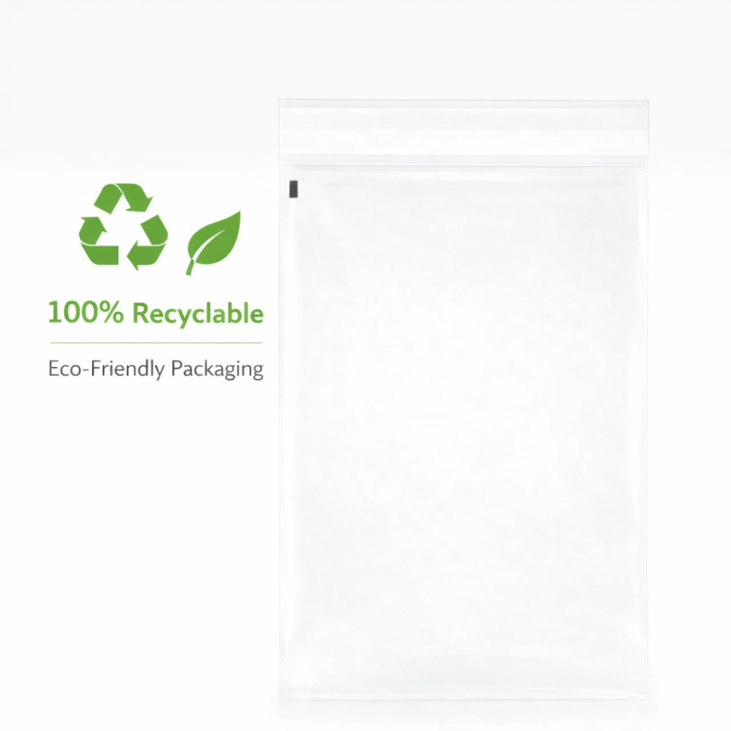 Clear Resealable OPP Cello Bags 1.5 Mil Poly w/ Suffocation Warning – Multi Size