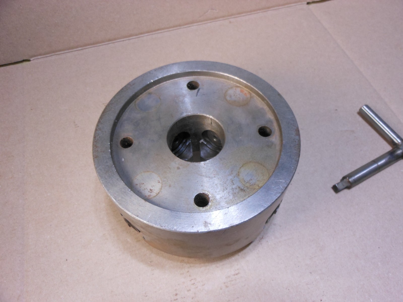 6″ Enco Lathe Chuck 4 Jaw Plain Back 271-6005 2773
