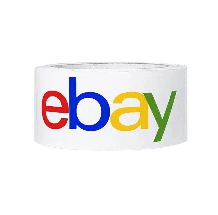 1 Roll 2″ x 75 yds Official eBay Branded Packaging packing Tape