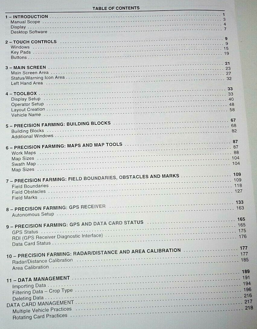 New Holland IntelliView Plus II Display Version 16 Operators Manual 8/07 NH OEM