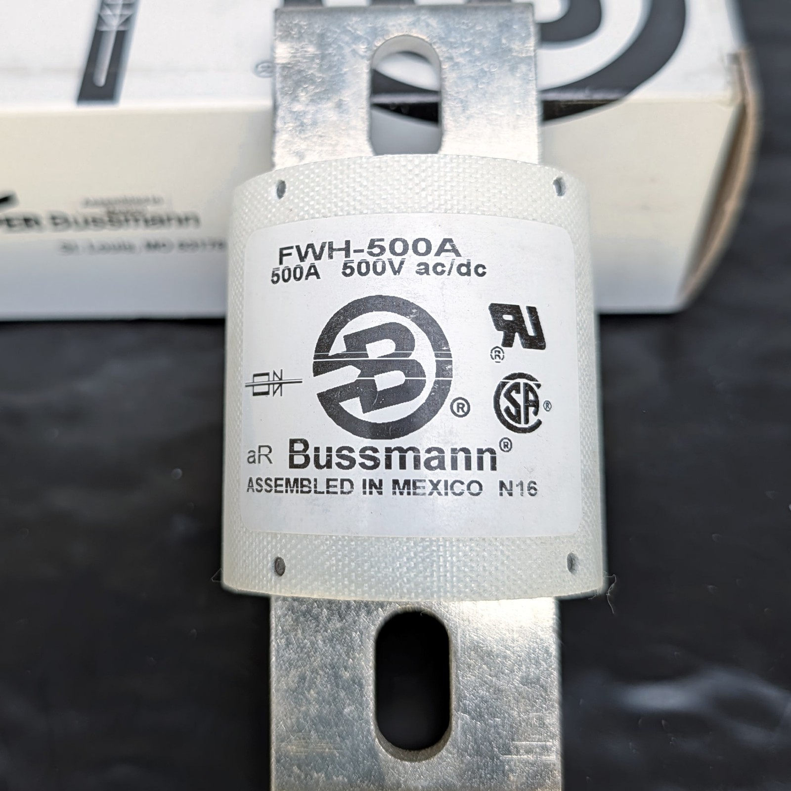 Cooper Bussmann FWH-500A Semiconductor Fuse 500A 500V AC/DC aR Mexico ⚡