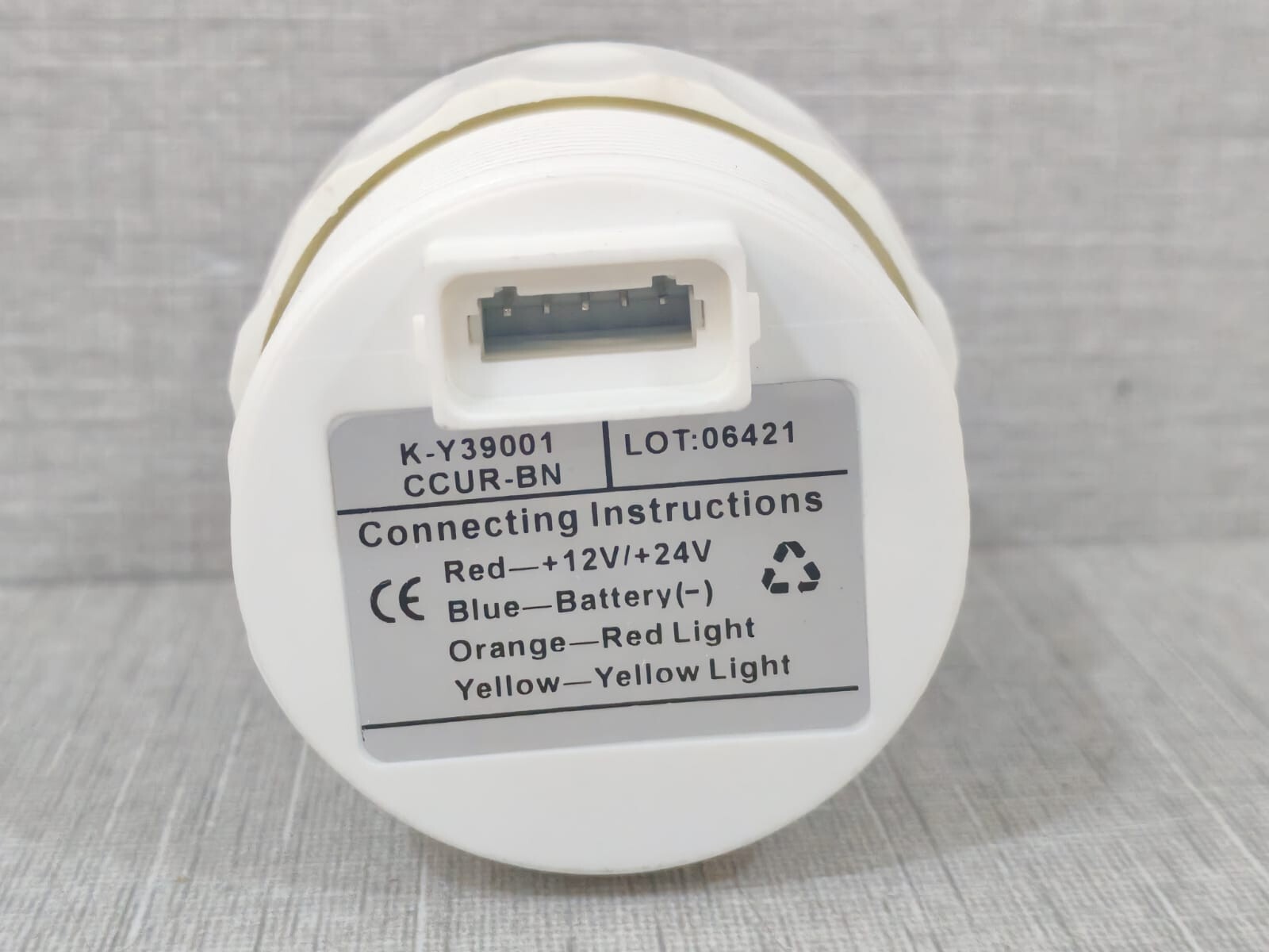 LOT 2 PCS KUS CCUR-BN HOURMETER GAUGE K-Y39001(12V/24V)