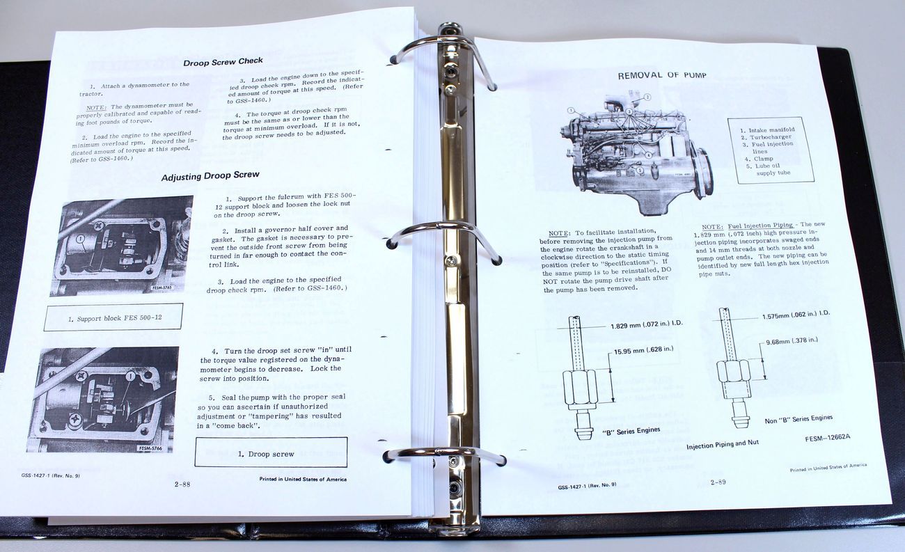 International 986 1086 1486 1586 Tractor Service Manual Workshop Repair Book IH