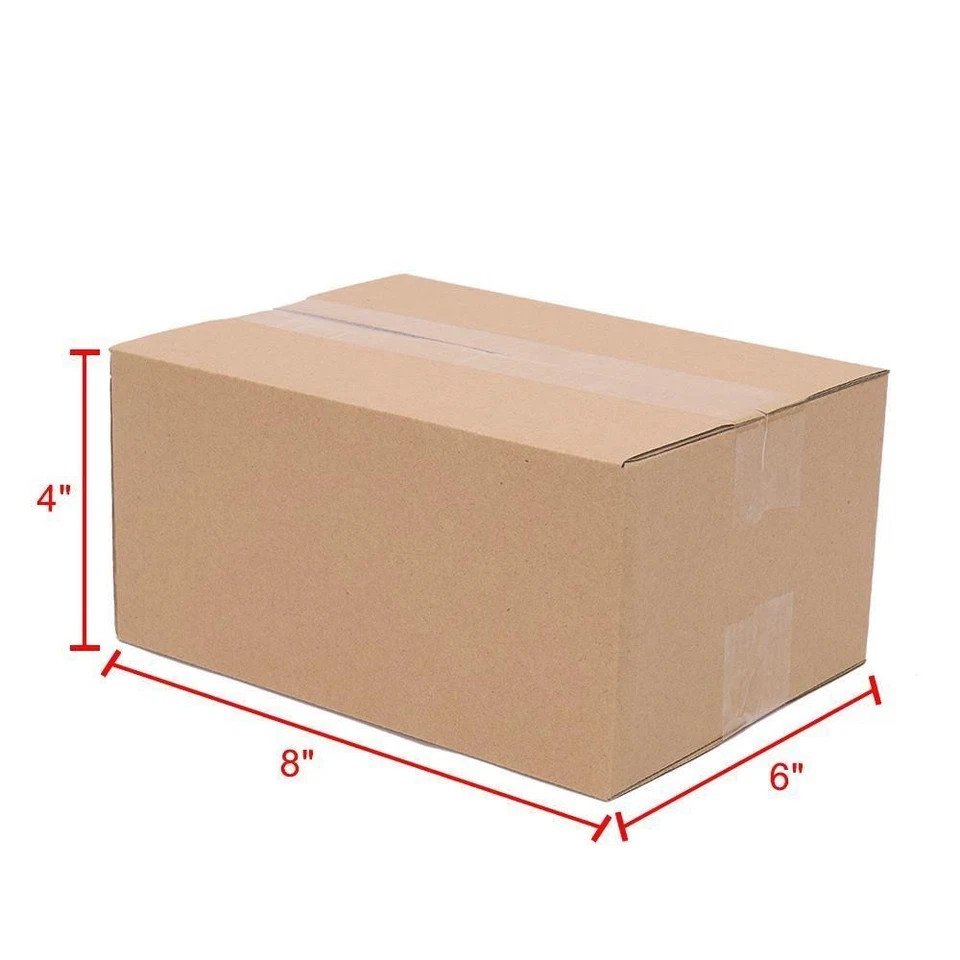 The Boxery 10x8x6” Corrugated Shipping Boxes – 100 Pcs