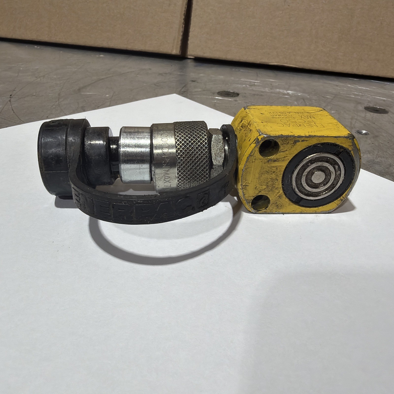 ENERPAC RC50 Hydraulic Cylinder 5 Ton, 0.63″ In Stroke, 10000 PSI