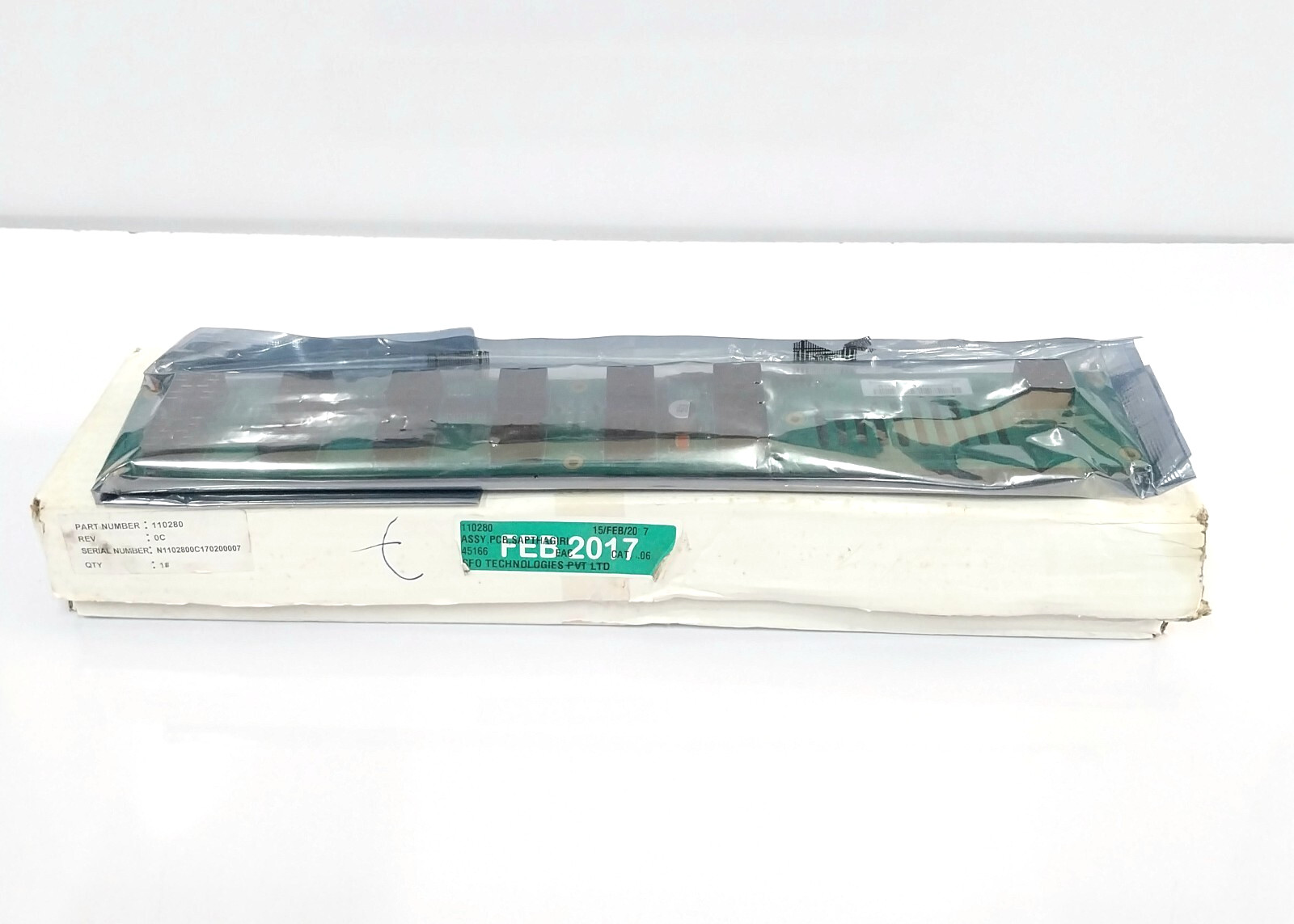 BLOOM ENERGY 110280 ASSY SAPTHAGRI PCB CARD N1102800C170200007 REV: 0C